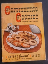 Captivating Cookies Twenty One Recipes 1941 Rumford Chemical Works