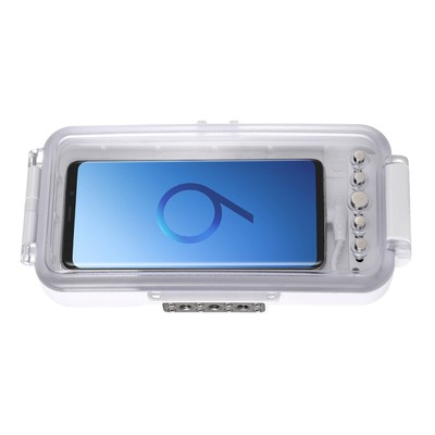 White Waterproof Case Diving Underwater Photo Video Housing For Phone W/ OTG