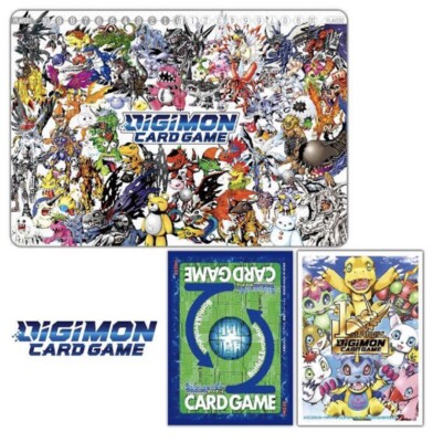 Digimon Official Tamers Goods Set 3 PB-05 Japanese NEW Playmat Sleeve  Carddass | eBay