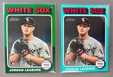 2024 Topps Heritage High - Jordan Leasure #716 - Green Border & Aqua Variation