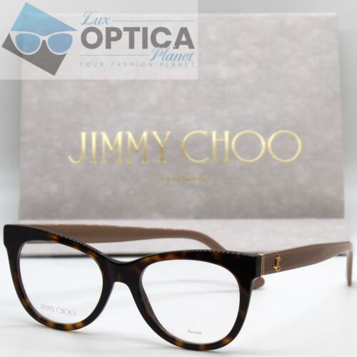 Jimmy Choo JC 276 ONS Okulary damskie Havana Brązowe oprawki Okulary 52mm - Zdjęcie 1 z 4