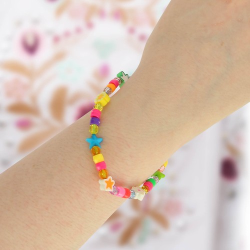 Summer Schmuck Handykette, Schmuckarmband mit Sternen & Perlen – Bunt - Zdjęcie 6 z 6