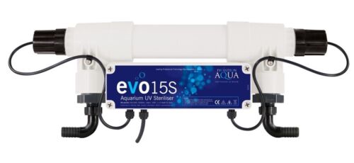 Evolution Aqua EvoUV Aquarium UV Steriliser 15w 25w Evo Marine Tank Clear Water