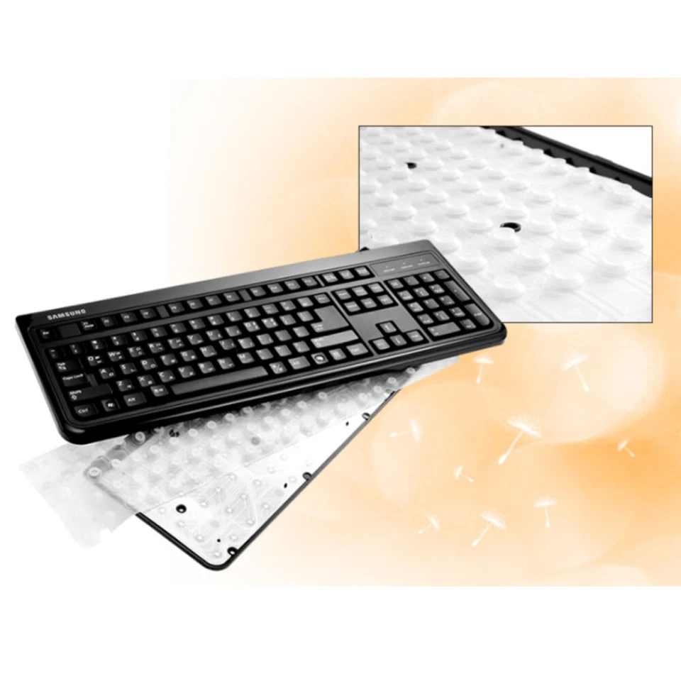 SAMSUNG SKG-3000UB USB Membran Keyboard Gaming PC Desktop Laptop Enlgish/Korean - Image 4 of 4