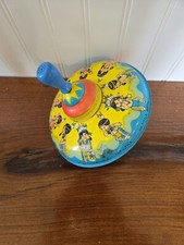 Vintage Ohio Art 10 Little Indians Spinning Top Toy Good Condition Works Great