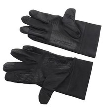  HN06 Full Finger Black 2 PCS Ice Silk Sun Protection Men Women MU