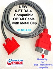 6ft Obdii Obd2 Cable Compatible With Snap On Da-4 For Solus Edge Scanner Eesc320