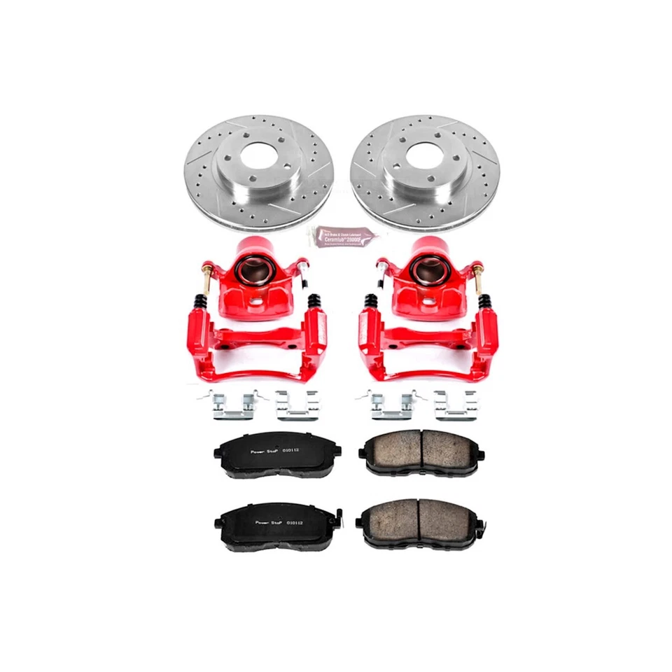 KC2280 Powerstop 2-Wheel Set Brake Kit With Calipers Front for INFINITI I30 - Изображение 4 из 4