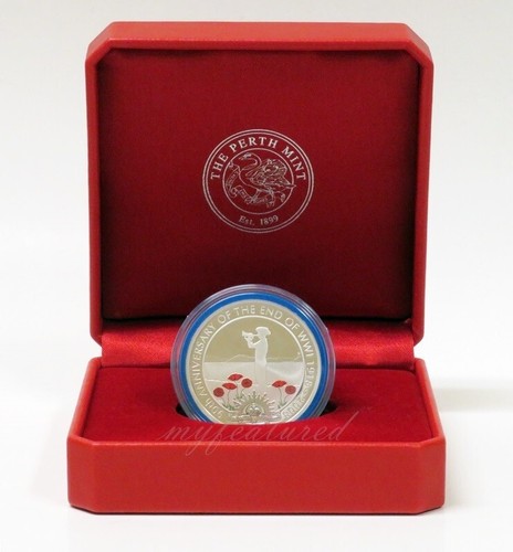 2008 AUSTRALIAN 1 OZ SILVER PROOF COIN 90TH ANNIVERSARY OF THE END OF WWI - Picture 3 of 4