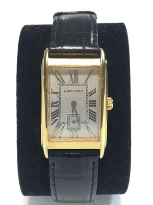 Hamilton Ardmore 6268 Watch Ladies 23mm Rectangle Quartz Silver