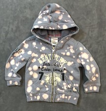 NEW TRUE RELIGION BABY INFANT STENCIL HOODIE ZIP JACKET SZ 12-18 MONTH