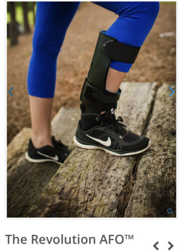 THE REVOLUTION AFO RIGHT AB0103-150R-03 Size: Large  Ankle Sprain Support New - Zdjęcie 1 z 5