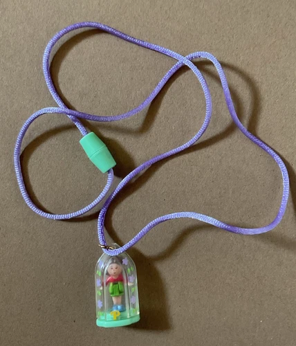 Polly Pocket Vintage Bluebird Toys Little Lulu In Her Necklace Pendant Complete