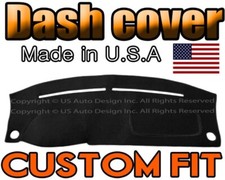 Fits 2005 - 2007 Ford Focus Dash Cover Mat Dashboard Pad  Black