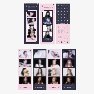 BLACKPINK BORN PINK 4-CUT PHOTO SET (2ea 4cut Photo+2ea Frame