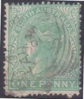 (F282-59) 1901 Australia SA 1d green QVIC stamp (BI)