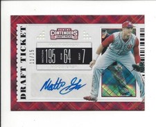 MATT GORSKI 2019 PANINI CONTENDERS DRAFT RED DIAMOND AUTO RC #45 (11/15) HOT!!!