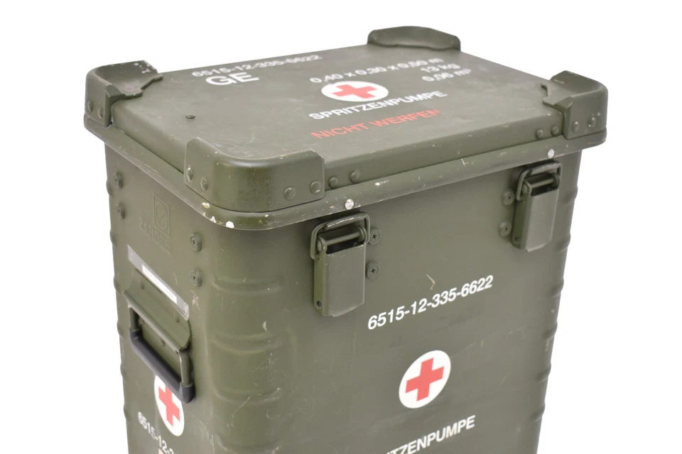 Zarges A5/A10 Kiste Box Alukiste Alubox Transportkiste Lagerbox Ex. Bundeswehr - Bild 2 von 4
