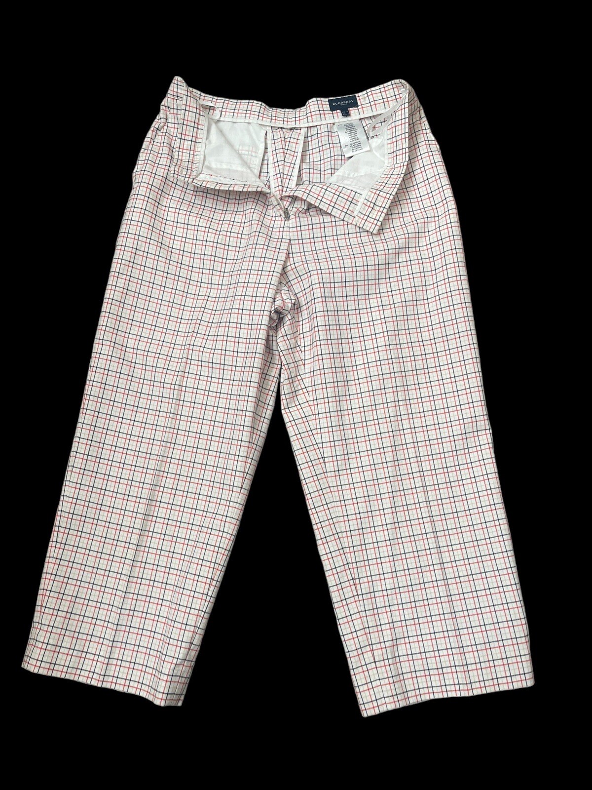Burberry Pants  Golf Capri Color: ivory/Red/grey| Size: 8 thumbnail 12