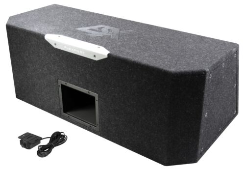 ESX DBX208BPA Dual 8" Bandpass Active enclosure 800w front or rear port - Picture 7 of 9