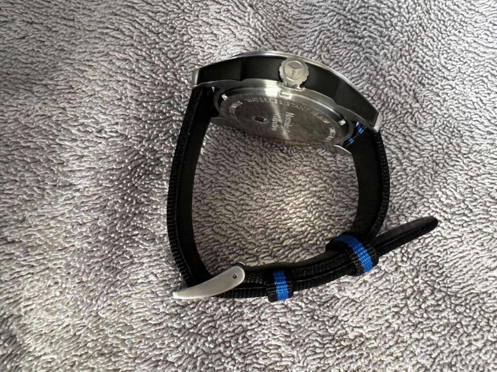 Mercedes-Benz Wristwatch Men Chronograph B67995428 Black Blue  