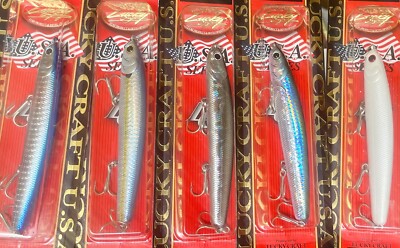 LUCKY CRAFT WANDER SLIM 110 SINKING PENCIL 3/4OZ LIPLESS FLUTTERING MINNOW