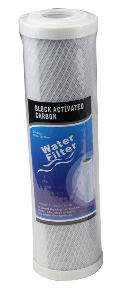 Wasserfilter Filtereinsatz Vorfilter 10" Schaumeinsatz CTO GAC Kohlenstoff SET - Bild 2 von 4