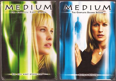Medium Complete Seasons 1 & 2 DVD TV Series First Second Original Factory Sealed