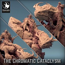 Tiamat Mounts by Rescale Miniatures D D DnD Print on Demand