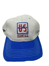 U.S. Team U.S. Ag Center Syngenta Hat Cap Strapback Beige Blue  B#7
