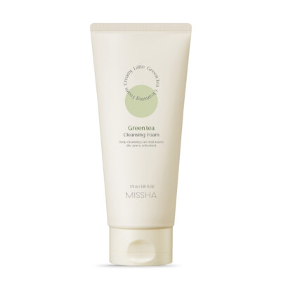 MISSHA Creamy Latte Green Tea Cleansing Foam 172mL
