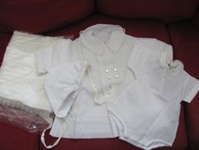 Vintage Boys 4 Pc Christening Outfit by Madonna/May Knit