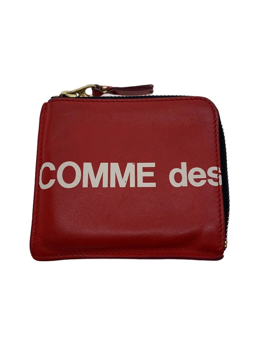Mens Pouch Comme Des Garcons Wallet COMME Des GARCONS Leather Red