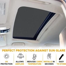 Universal Foldable Car Sunroof Sunshade Magnetic Sun Protection Moonroof Cover