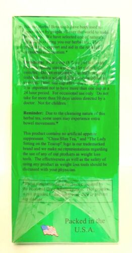 China Slim Tea Herbal Dieter's Delight - Extra Strength (36 Tea Bags) 3.17 oz - Picture 2 of 2