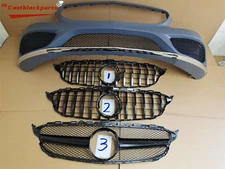 For 2015-2018 Mercedes Benz C-Class W205 Front Bumper Assembly W/O Hole 1740