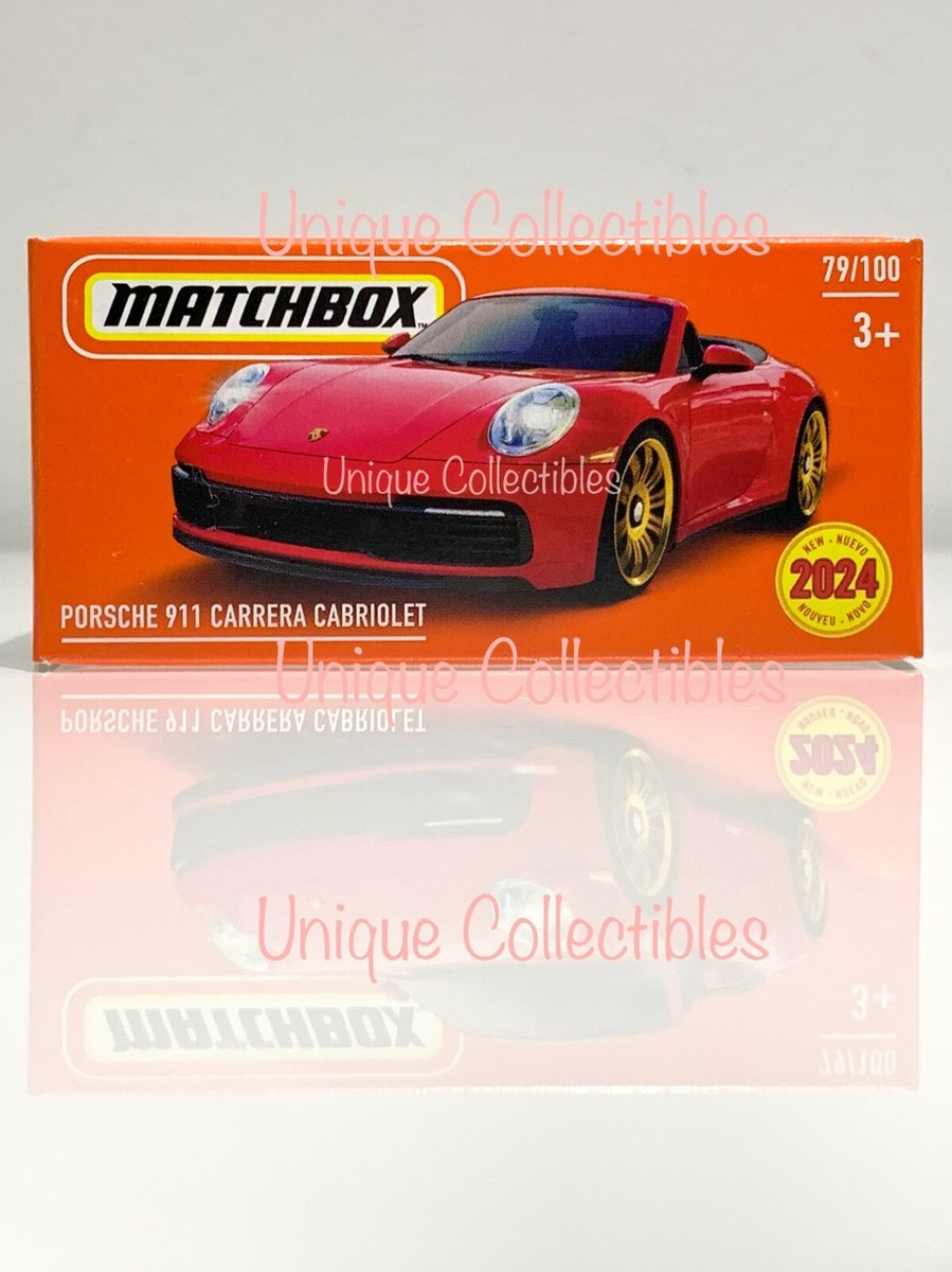 Matchbox Porsche 911 Carrera Cabriolet Rot – Modellauto Spielzeug