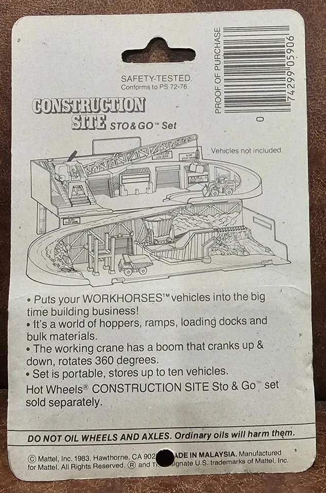 1983 Hot Wheels Workhorses "Mayflower " Hiway Hauler NIP (d) - Image 2 of 2