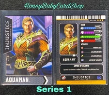 Injustice Arcade Series 1 OOP Card 50 Aquaman Power Rare
