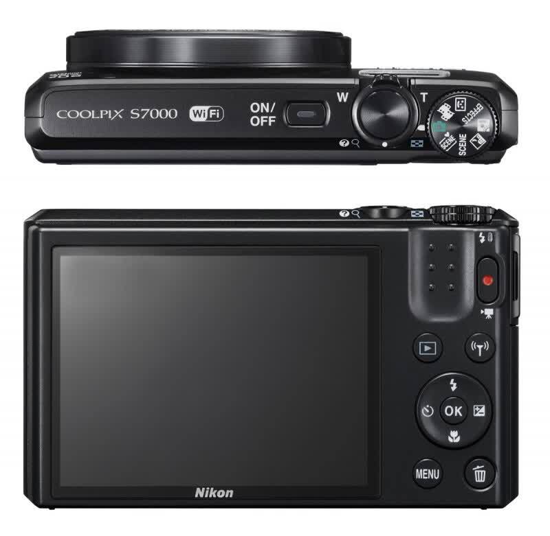 Nikon COOLPIX S7000 16.0MP Vintage Compact Digital Camera 20X Zoom