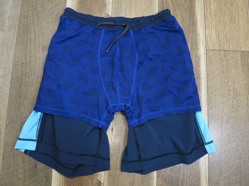 Lululemon Men's Blue Pace Breaker Shorts Sz S - M Waist 28 - 30 in VERY USED - Picture 11 of 11