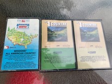 1 COUNTRY VOL 1  2 PLUS ALL AMERICAN COUNTRY CASSETTES 