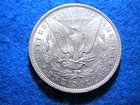 1896 Morgan Silver Dollar  - Well Struck Bright Uncirculated - bit of toning/rub