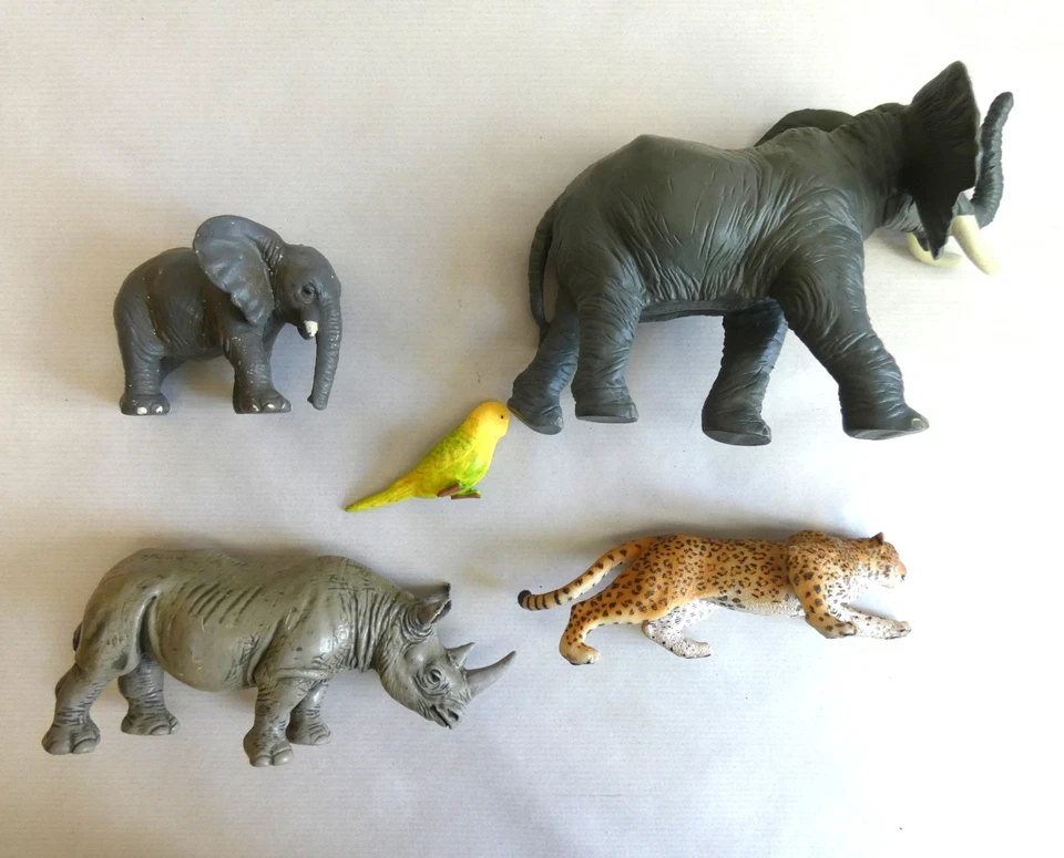 lot 5 animaux sauvages Papo Schleich Safari - Photo 3/3