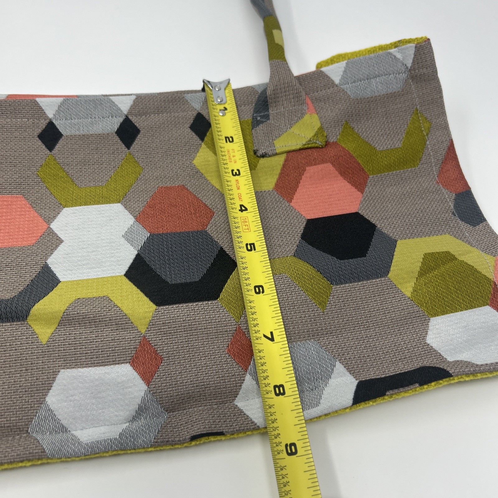 Vintage Patchwork Geometric Rectangular Handbag P… - image 7