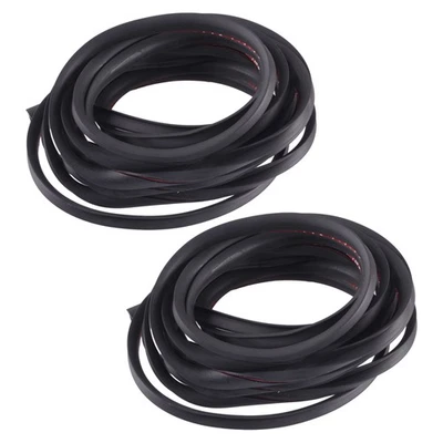 2Pc 5M Car Truck Wheel Arch Wells Fender Flare Edge Trim Rubber Seal Strip ok uy - Image 1 of 4