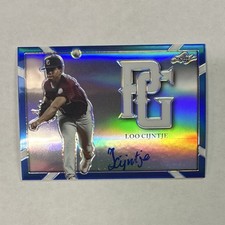 2021 Leaf Perfect Game National Showcase Loo Cijntje Blue Auto /15 BA-LC1