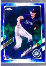 2021 Topps Chrome Update Sapphire Edition Joey Gerber RC RC #US102 Mariners