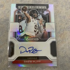 Drew Plitt 2022 Prizm Draft Pick Auto Autograph Rookie RC Ball State XFL Bengals
