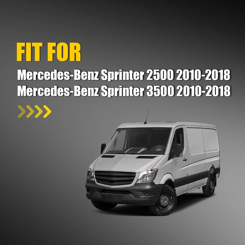 Vidro espelhado dianteiro RH LH aquecido para Mercedes-Benz 2010-2018 Sprinter 2500 3500 - Imagem 2 de 4